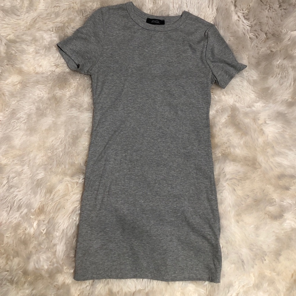 ANGL shirt dress size L fits like a M